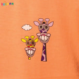 I love Giraffes Print Oversize Tshirt
