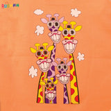 I love Giraffes Print Oversize Tshirt