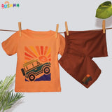 2-Pc Pcotton boys Tshirt and Shorts set