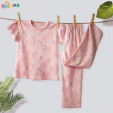 2-Pc Unicorn Tshirt and Pajama Set