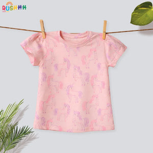 2-Pc Unicorn Tshirt and Pajama Set