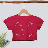 Bow and Butterfly embellished top