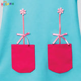 Summer Lil dress with pockets and flower