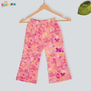 Girls Mid Rise AOP FlarePants