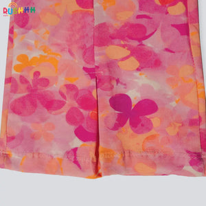 Girls Mid Rise AOP FlarePants
